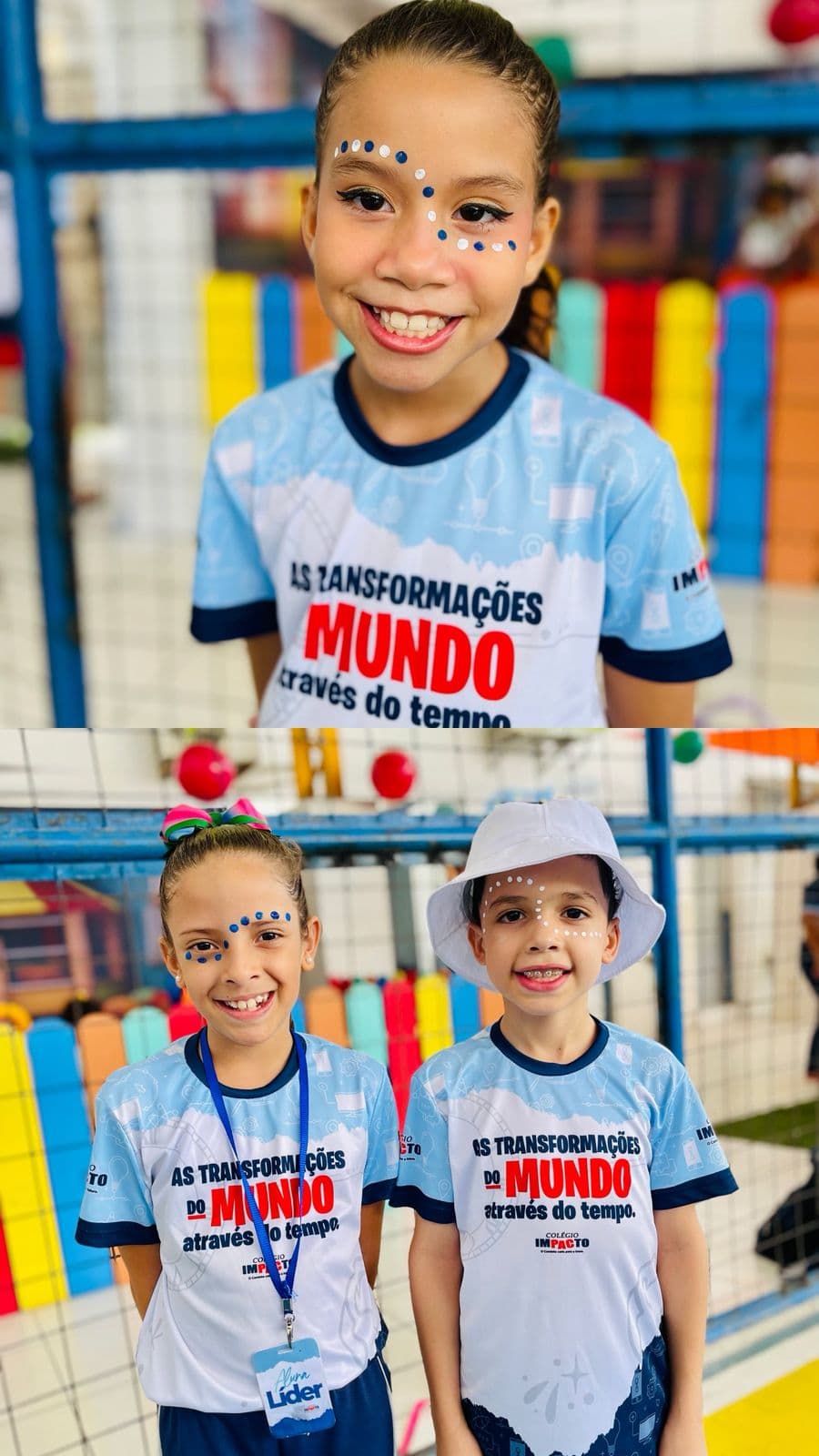 Alunos do Colégio Impacto em atividade especial na escola